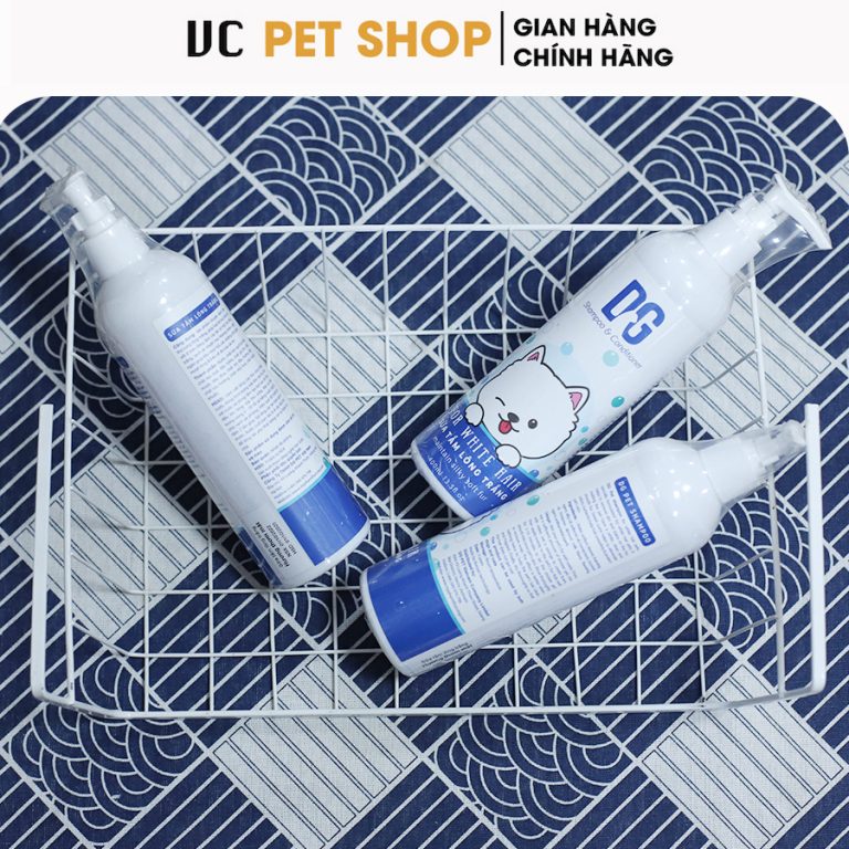 Sữa Tắm Cho Chó Mèo Lông Trắng DG Pet