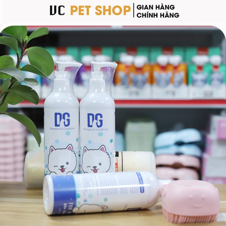 Sữa Tắm Cho Chó Mèo Lông Trắng DG Pet