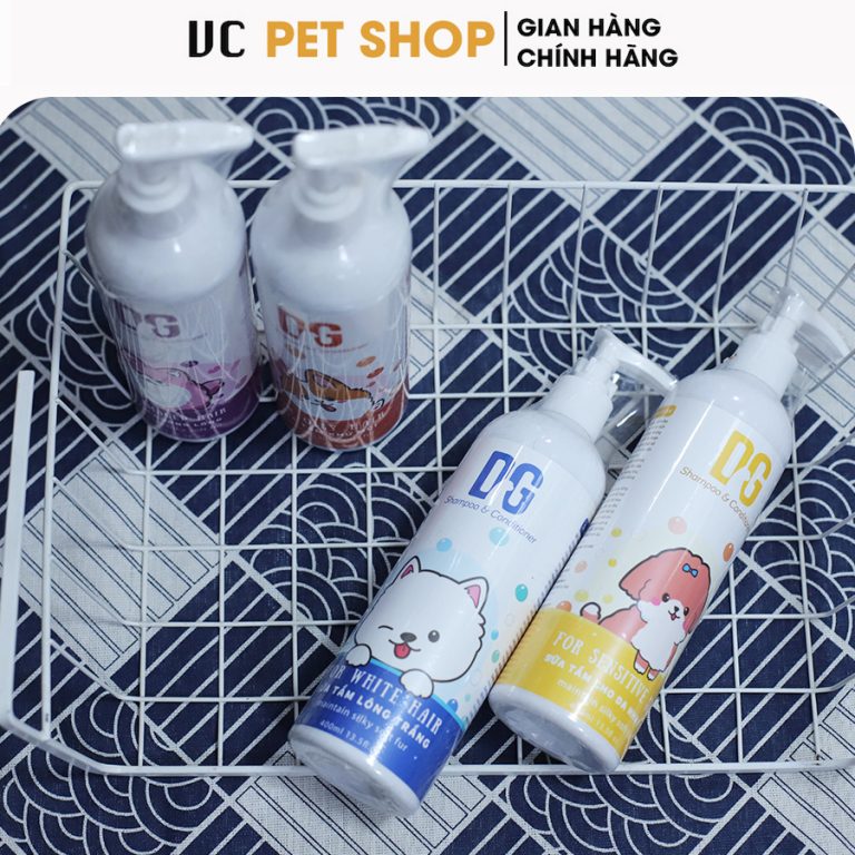 Sữa Tắm Cho Chó Mèo Lông Trắng DG Pet