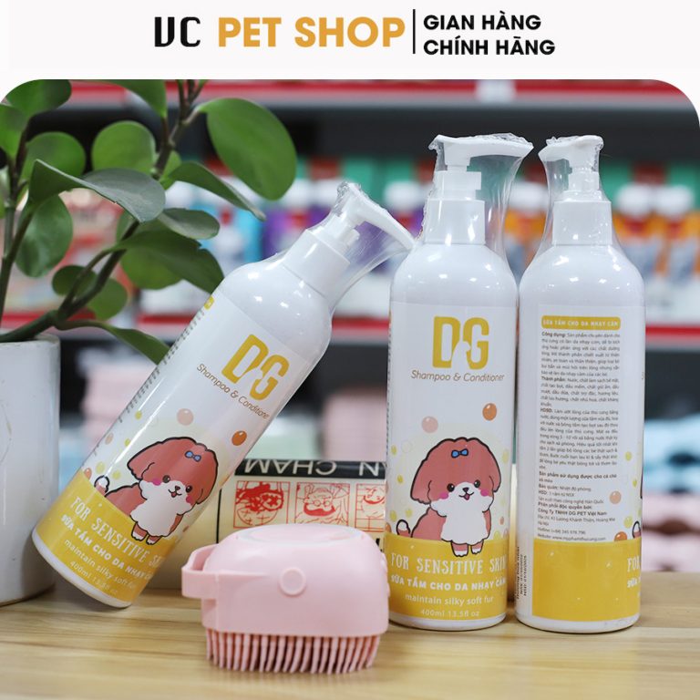 sữa tắm cho mèo con chó con DG Pet