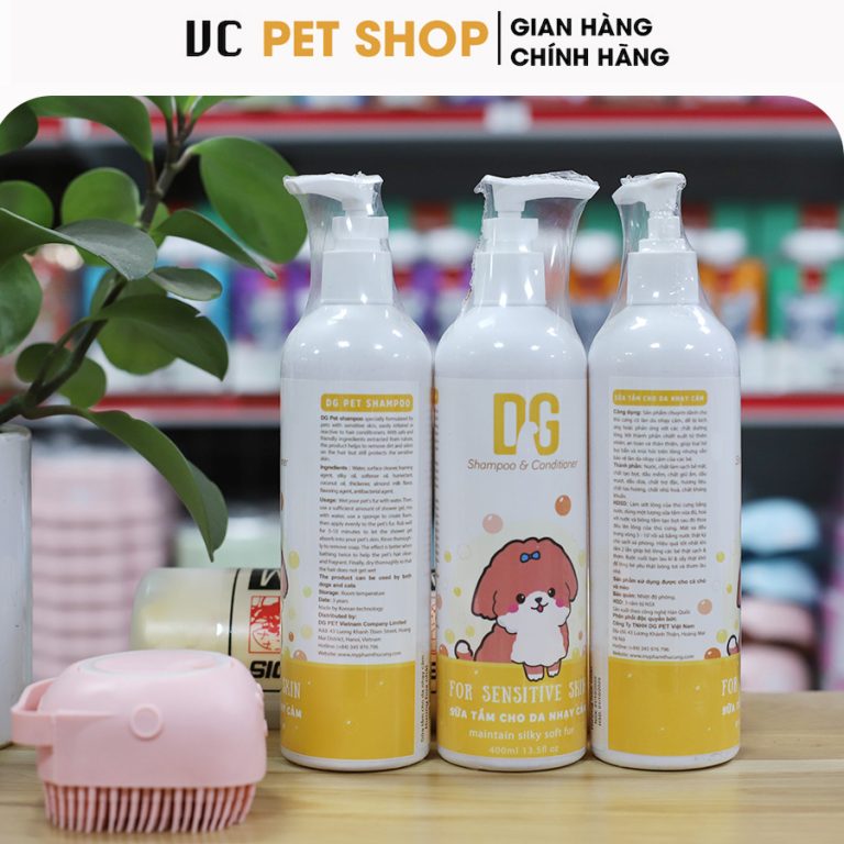 Sữa Tắm Cho Mèo Con Chó Con DG Pet