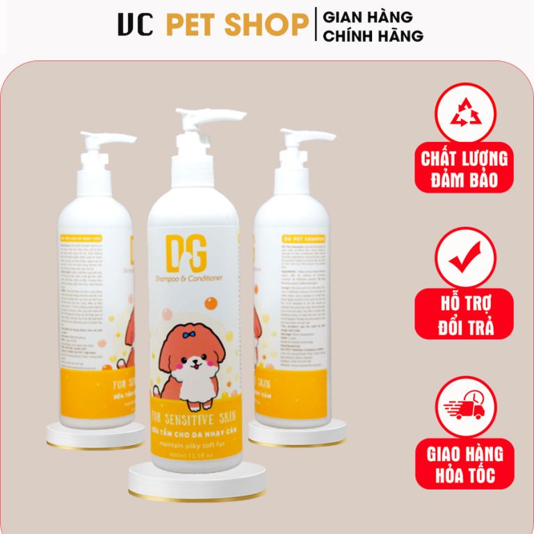 Sữa Tắm Cho Mèo Con Chó Con DG Pet