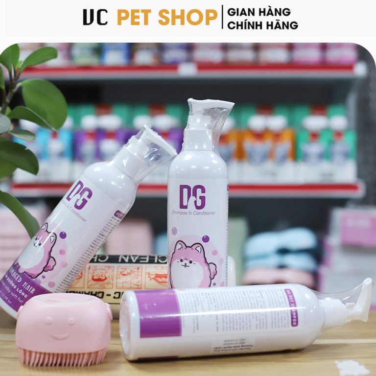 Sữa tắm dưỡng lông cho chó mèo DG Pet