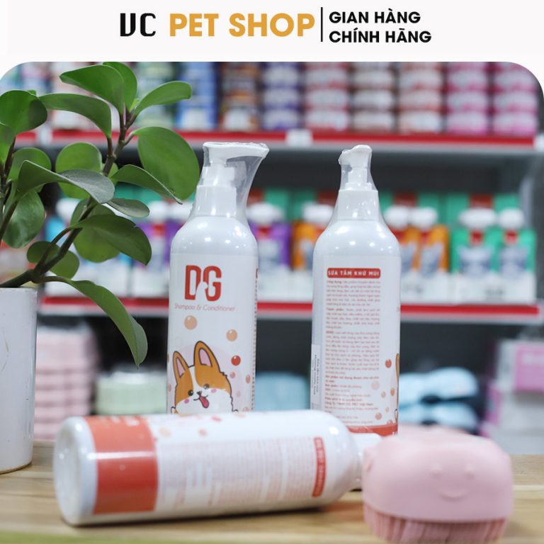 Sữa Tắm Khử Mùi Hôi Cho Chó Mèo DG Pet