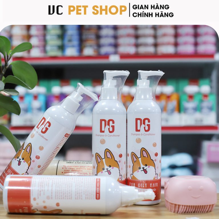 Sữa tắm khử mùi hôi cho chó mèo DG Pet
