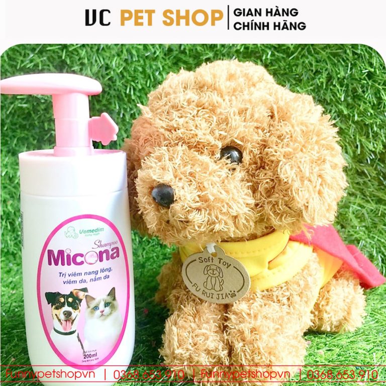 Sữa Tắm Trị Nấm Micona Cho Chó Mèo