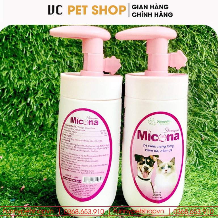 Sữa Tắm Trị Nấm Micona Cho Chó Mèo