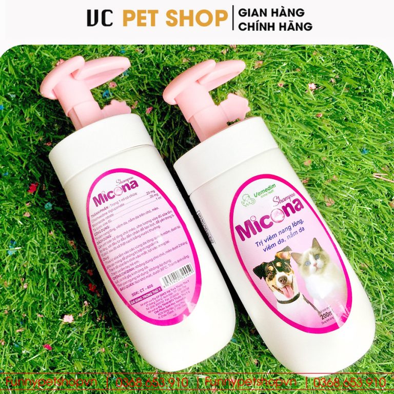 Sữa Tắm Trị Nấm Micona Cho Chó Mèo