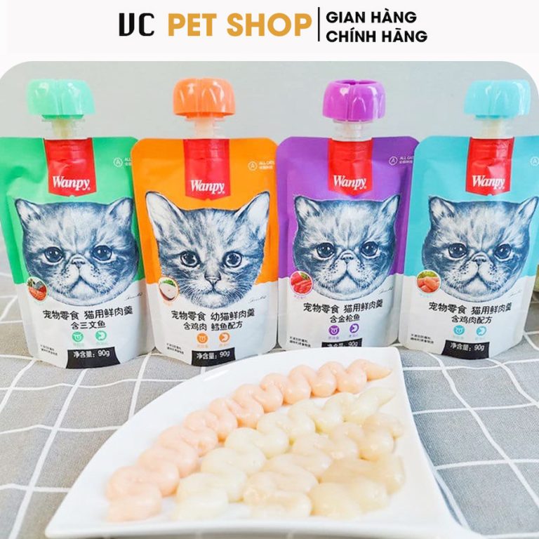 Súp Thưởng Wanpy Nắp Vặn Cho Mèo