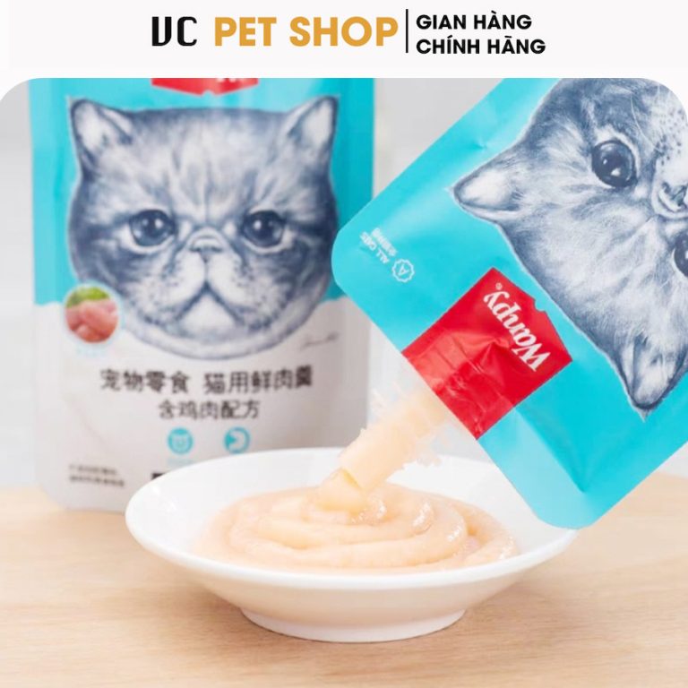 Súp Thưởng Wanpy Nắp Vặn Cho Mèo