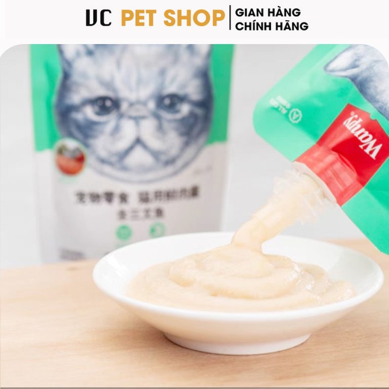 Súp Thưởng Wanpy Nắp Vặn Cho Mèo