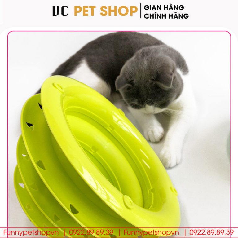 Tháp Bóng Cho Mèo Cho Chó 3 Tầng