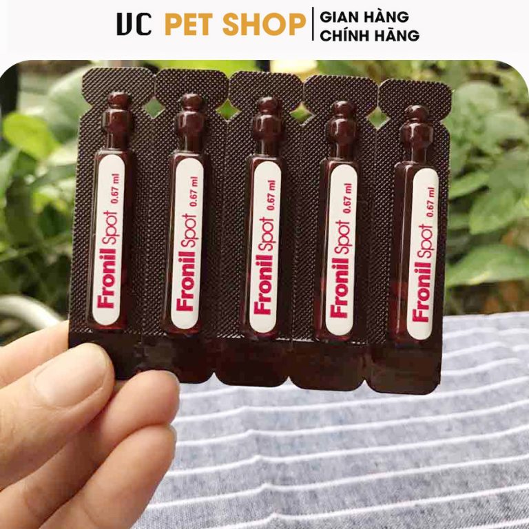 Thuốc Nhỏ Gáy Trị Ve Rận Cho Chó Mèo Fronil Spot