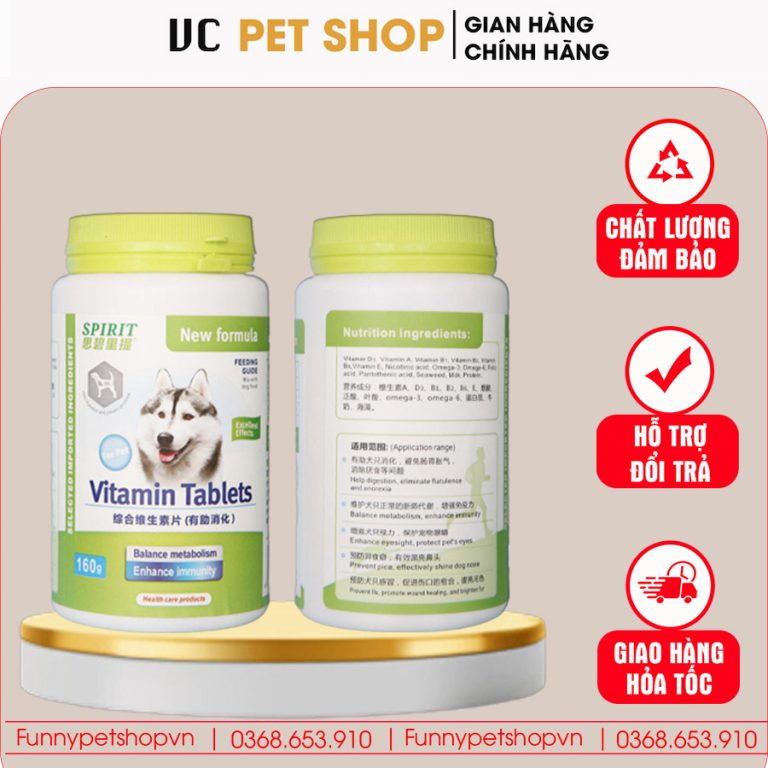 Viên Nhai Spirit Vitamin Bổ Sung Dinh Dưỡng Cho Chó