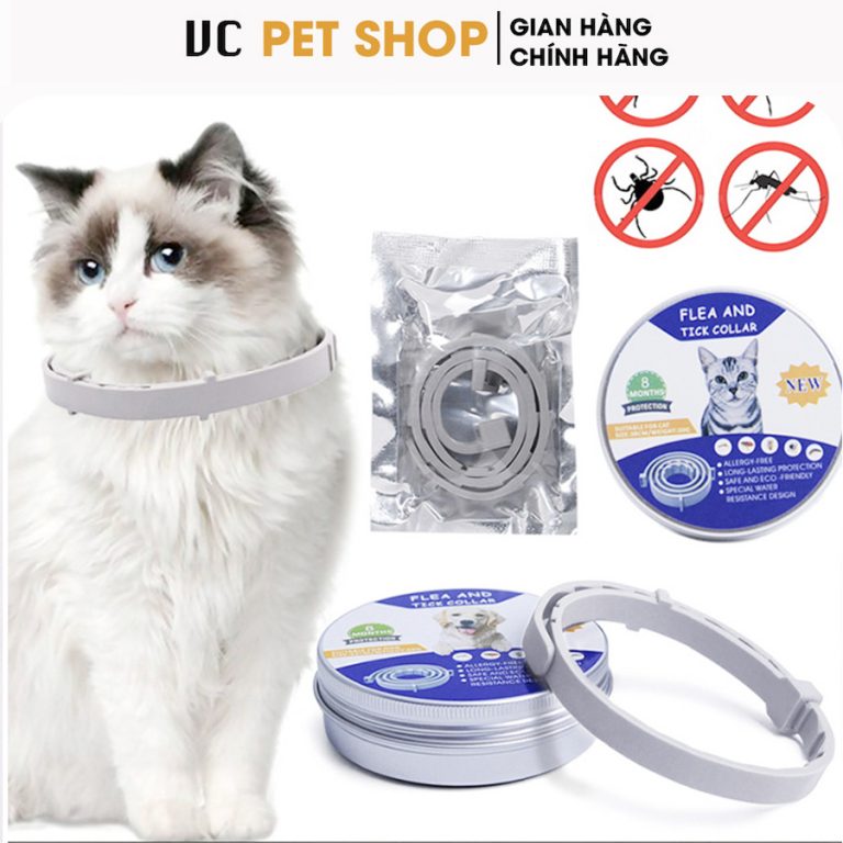vòng cổ chống ve rận cho mèo