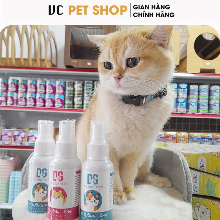 xịt dưỡng lông cho chó mèo DG Pet