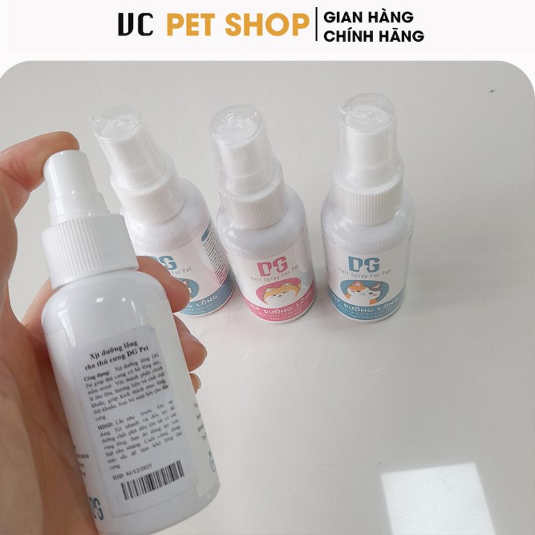 Xịt Dưỡng Lông Cho Chó Mèo DG Pet