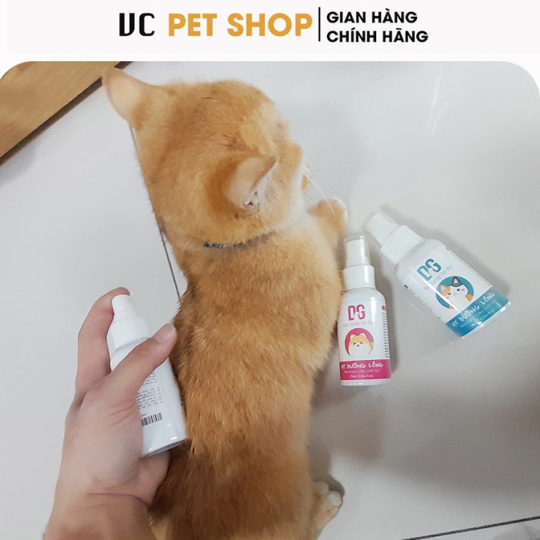 Xịt Dưỡng Lông Cho Chó Mèo DG Pet