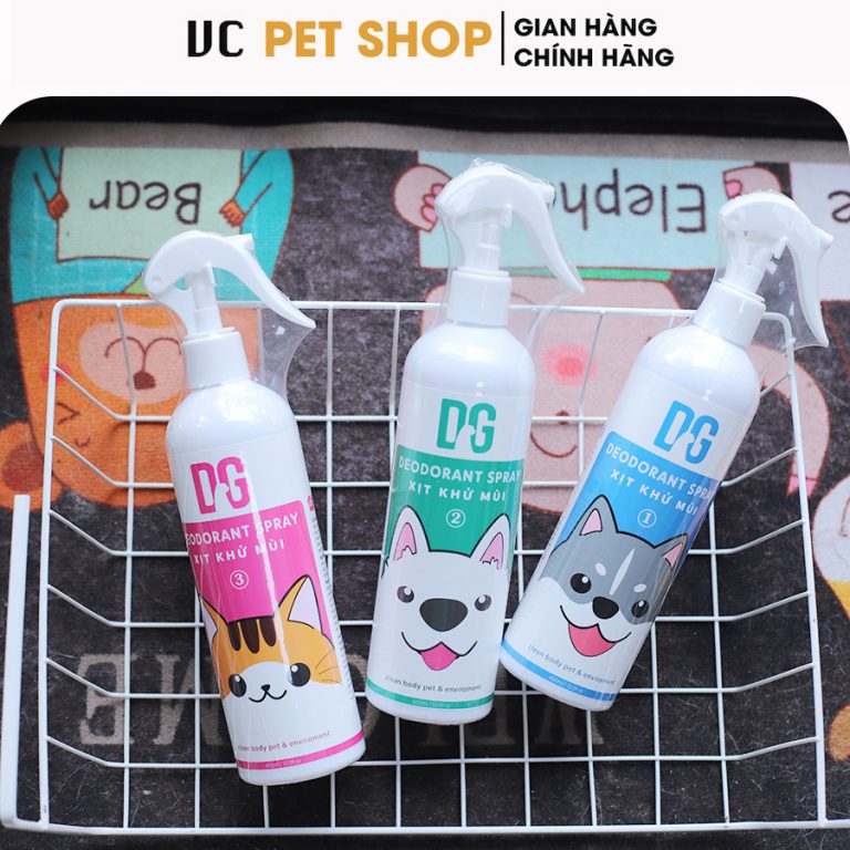 Xịt Khử Mùi Cho Chó Mèo DG Pet