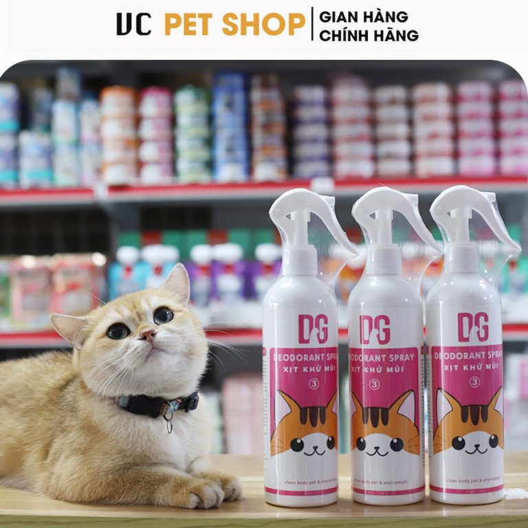 Xịt Khử Mùi Cho Chó Mèo DG Pet
