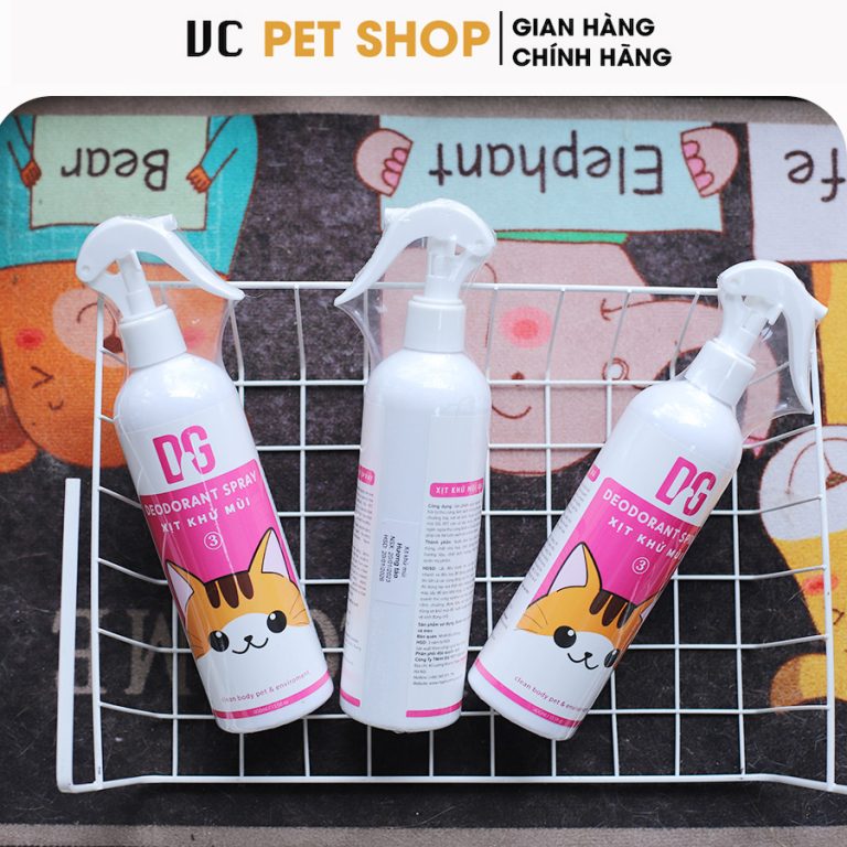 Xịt Khử Mùi Cho Chó Mèo DG Pet
