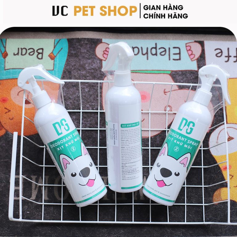 Xịt Khử Mùi Cho Chó Mèo DG Pet