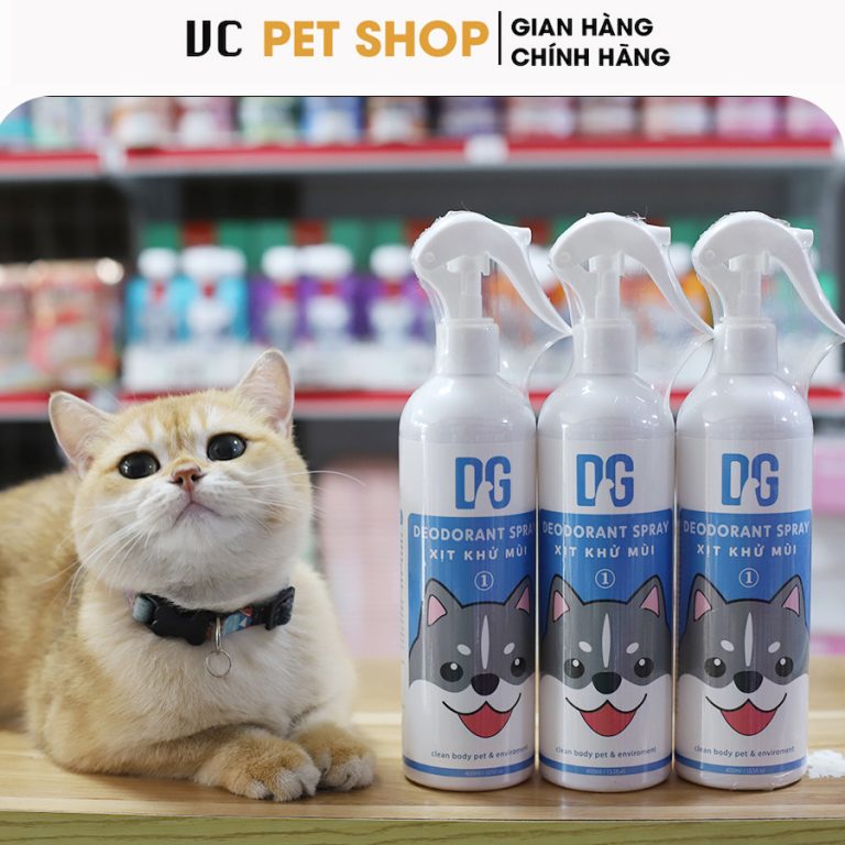 Xịt Khử Mùi Cho Chó Mèo DG Pet