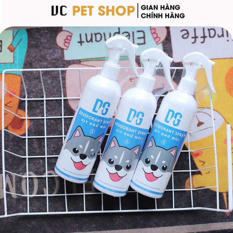 Xịt Khử Mùi Cho Chó Mèo DG Pet