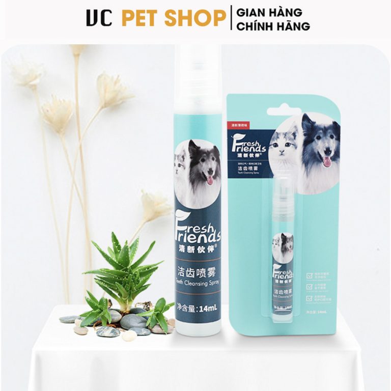 Xịt Thơm Miệng Cho Chó Mèo Fresh Friend 14ml