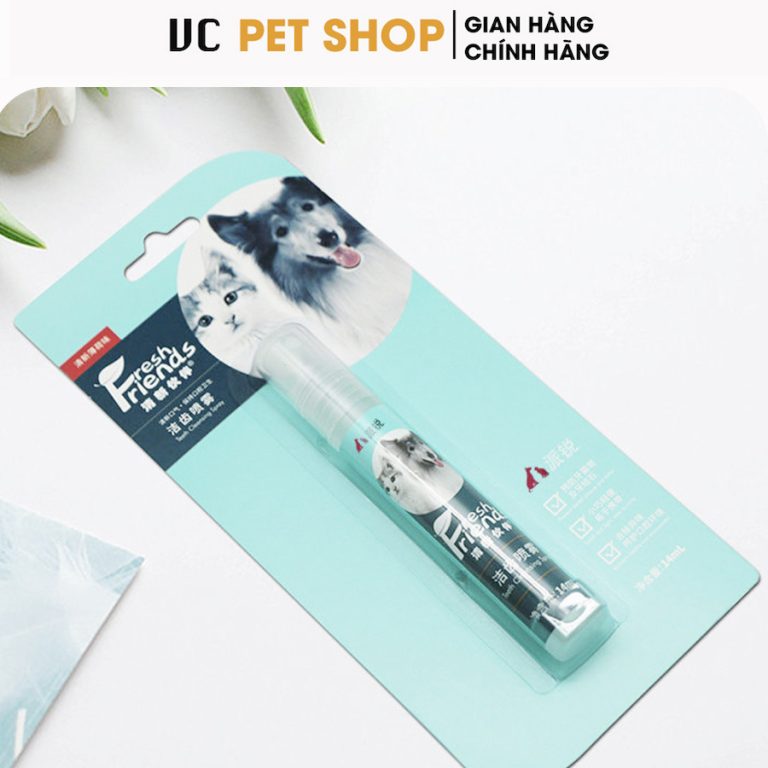 Xịt Thơm Miệng Cho Chó Mèo Fresh Friend 14ml