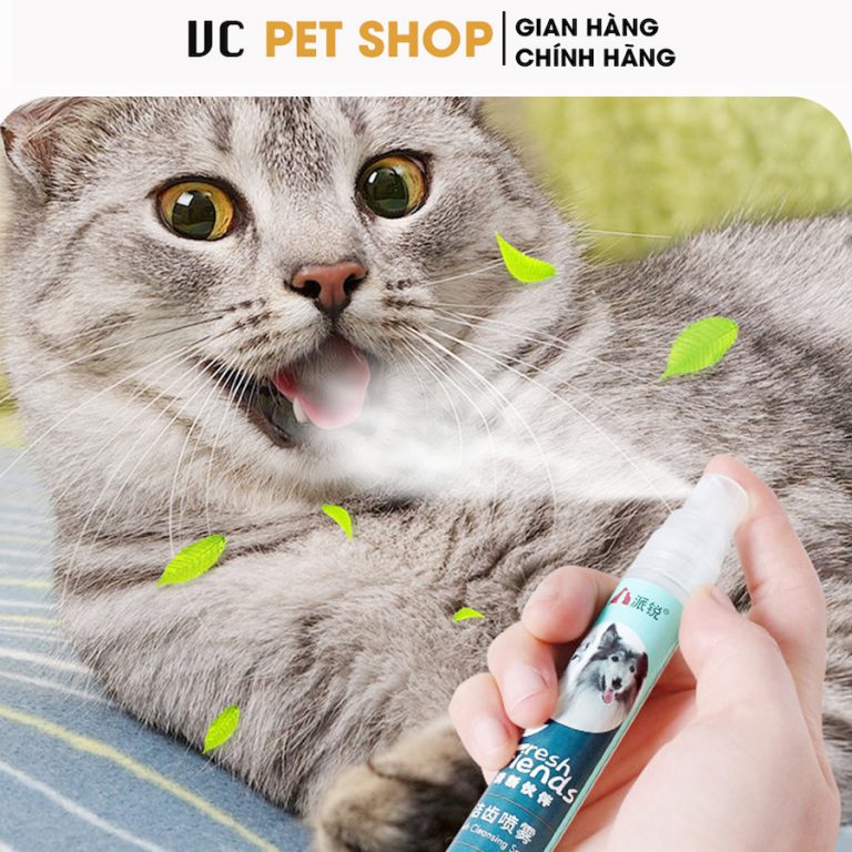 Xịt Thơm Miệng Cho Chó Mèo Fresh Friend 14ml