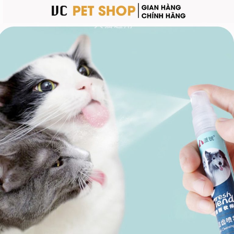 Xịt Thơm Miệng Cho Chó Mèo Fresh Friend 14ml
