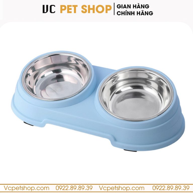 Bát Ăn Chống Gù Cho Mèo Có Hộp Cao Cấp