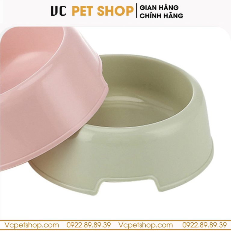 Bát Ăn Đơn Cho Chó Mèo Giá Rẻ Bằng Nhựa