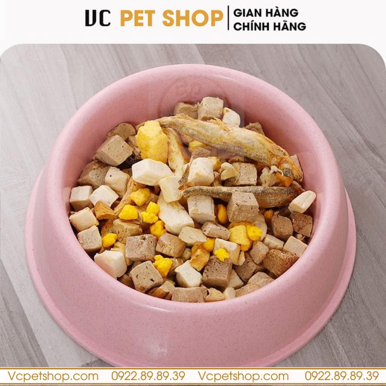 Bát Ăn Đơn Cho Chó Mèo Bằng Nhựa