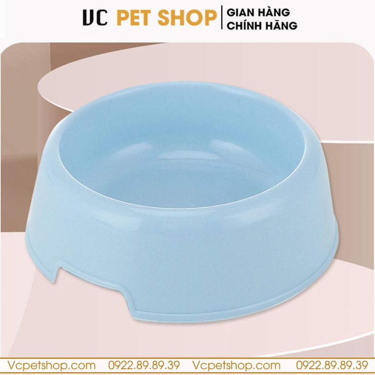 Bát Ăn Đơn Cho Chó Mèo Giá Rẻ Bằng Nhựa