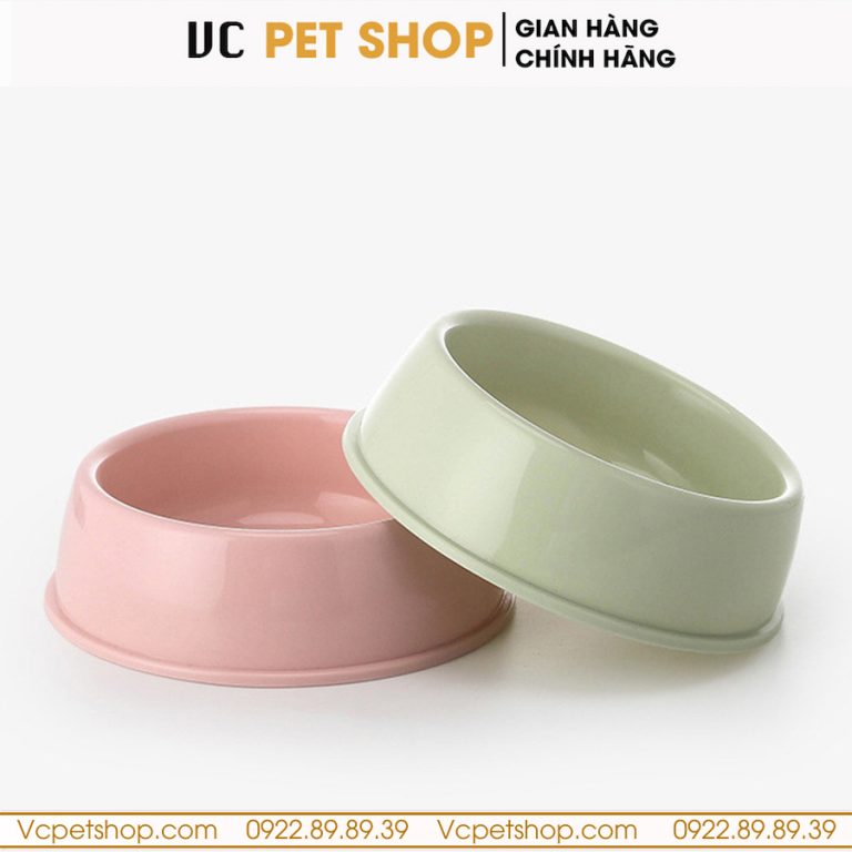 Bát Ăn Đơn Cho Chó Mèo Bằng Nhựa