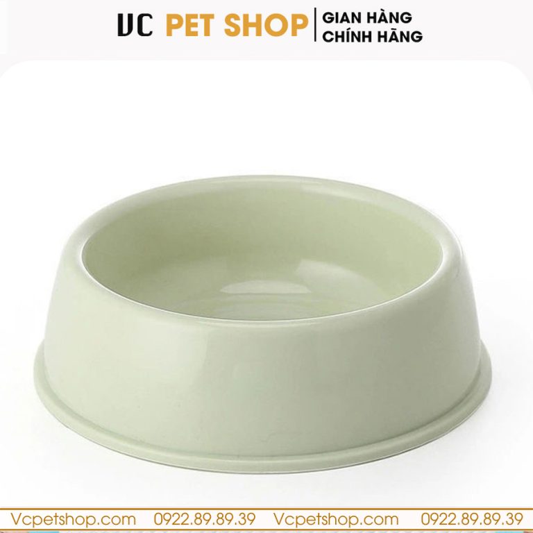 Bát Ăn Đơn Cho Chó Mèo Bằng Nhựa