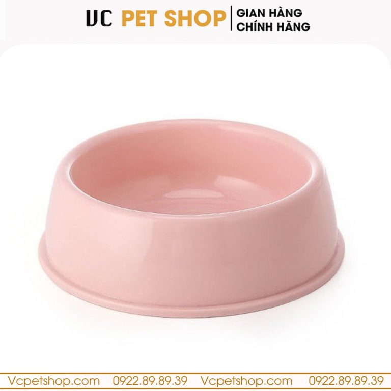 Bát Ăn Đơn Cho Chó Mèo Bằng Nhựa