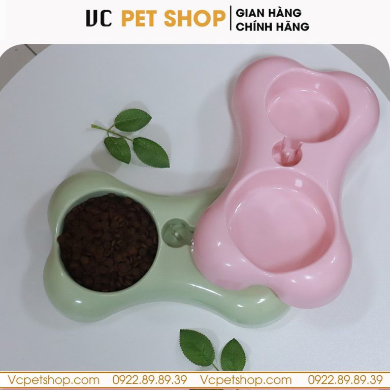 Bát Đựng Thức Ăn Cho Chó Mèo Hình Xương