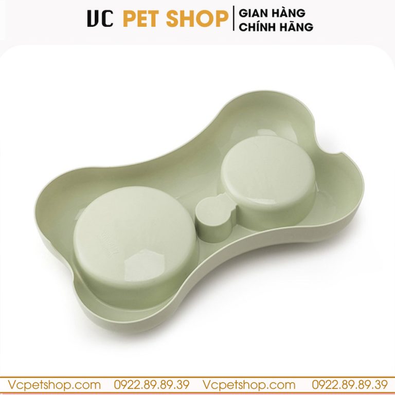 Bát Đựng Thức Ăn Cho Chó Mèo Hình Xương
