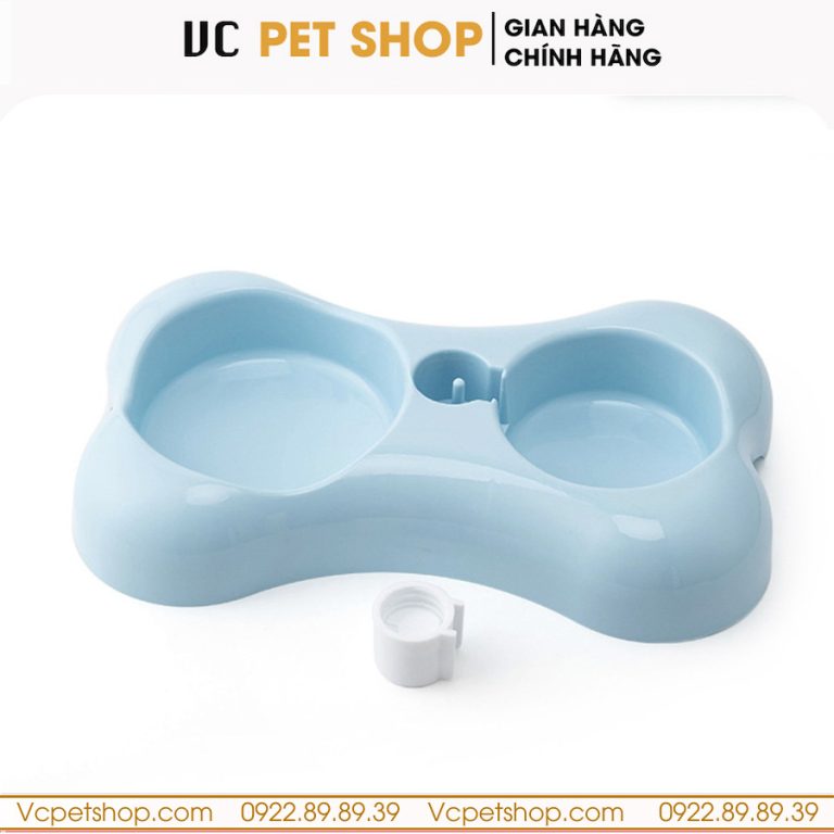 Bát Đựng Thức Ăn Cho Chó Mèo Hình Xương