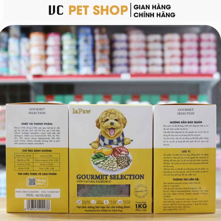 Hạt Dinh Dưỡng Cho Chó Trưởng Thành LaPaw Gourmet