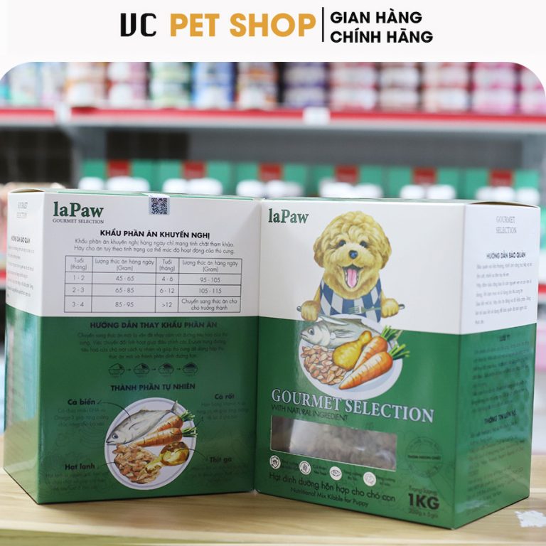 Hạt Dinh Dưỡng Cho Chó Con LaPaw Gourmet