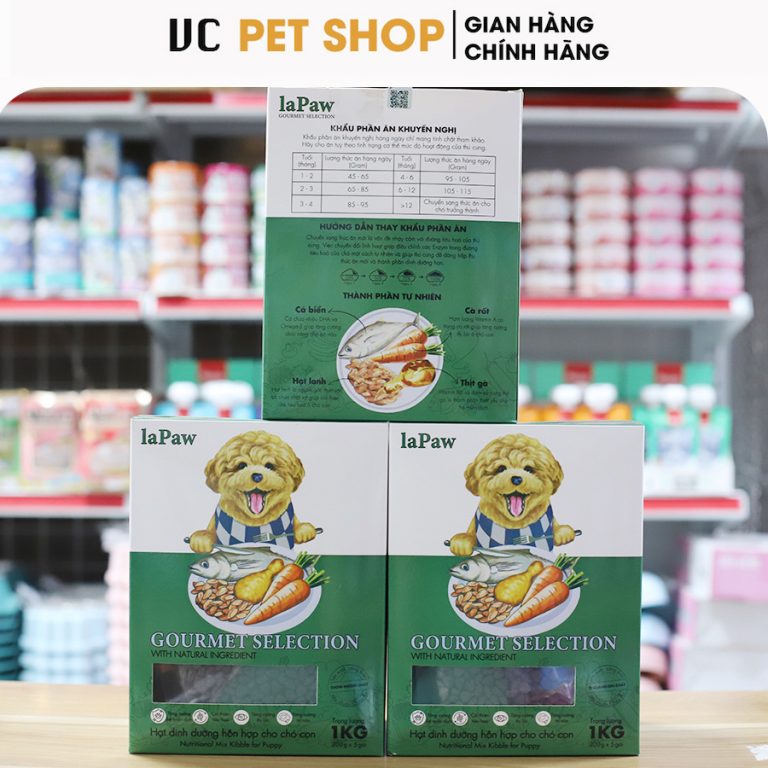 Hạt Dinh Dưỡng Cho Chó Con LaPaw Gourmet