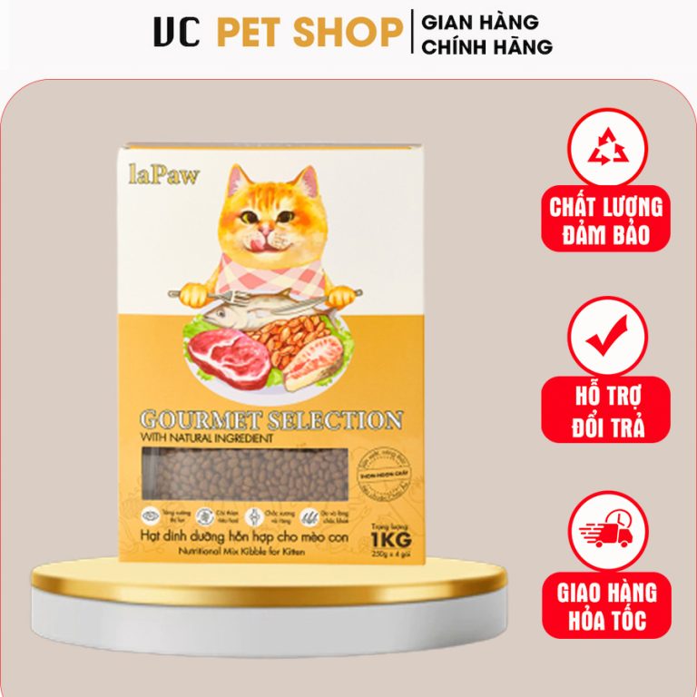 Hạt Dinh Dưỡng Cho Mèo Con LaPaw Gourmet