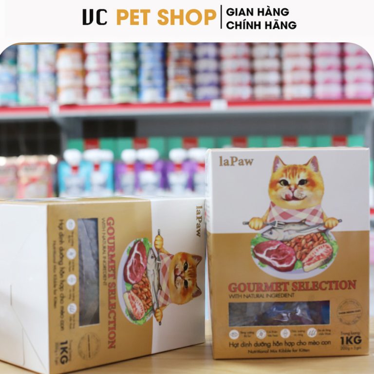 Hạt Dinh Dưỡng Cho Mèo Con LaPaw Gourmet