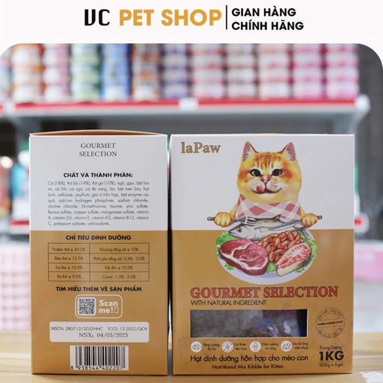 Hạt Dinh Dưỡng Cho Mèo Con LaPaw Gourmet