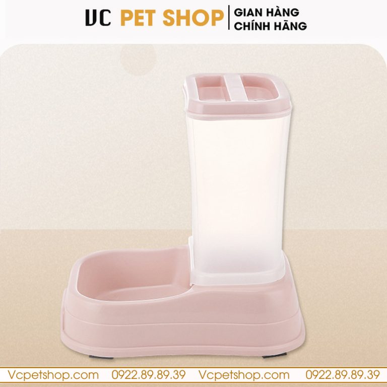 Hộp Đựng Thức Ăn Tự Động Cho Chó Mèo