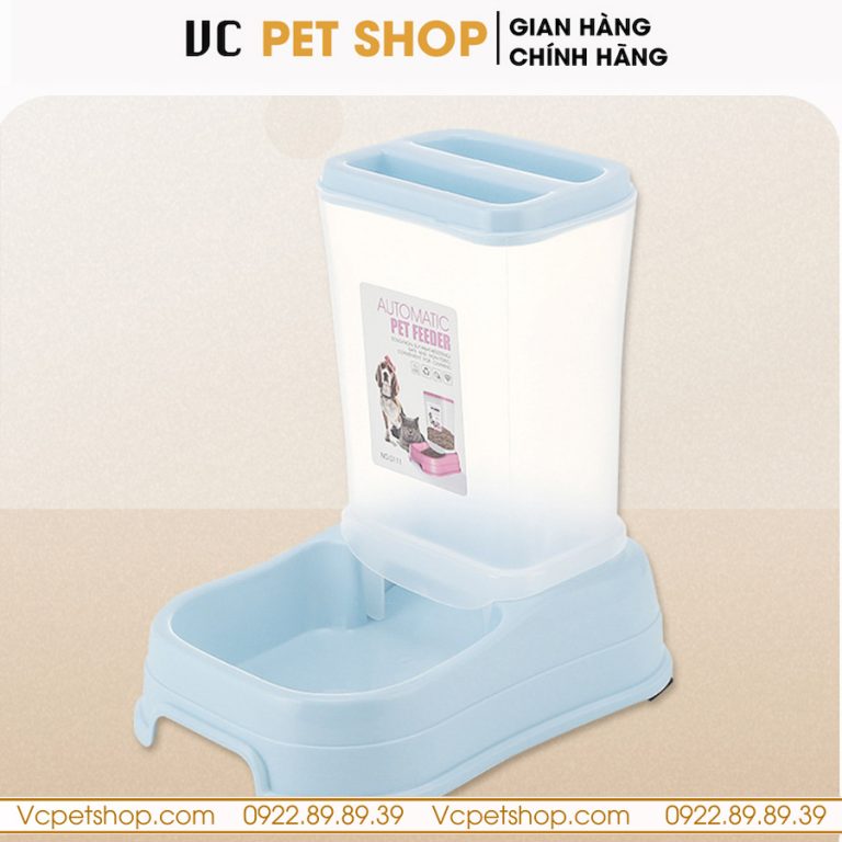 Hộp Đựng Thức Ăn Tự Động Cho Chó Mèo